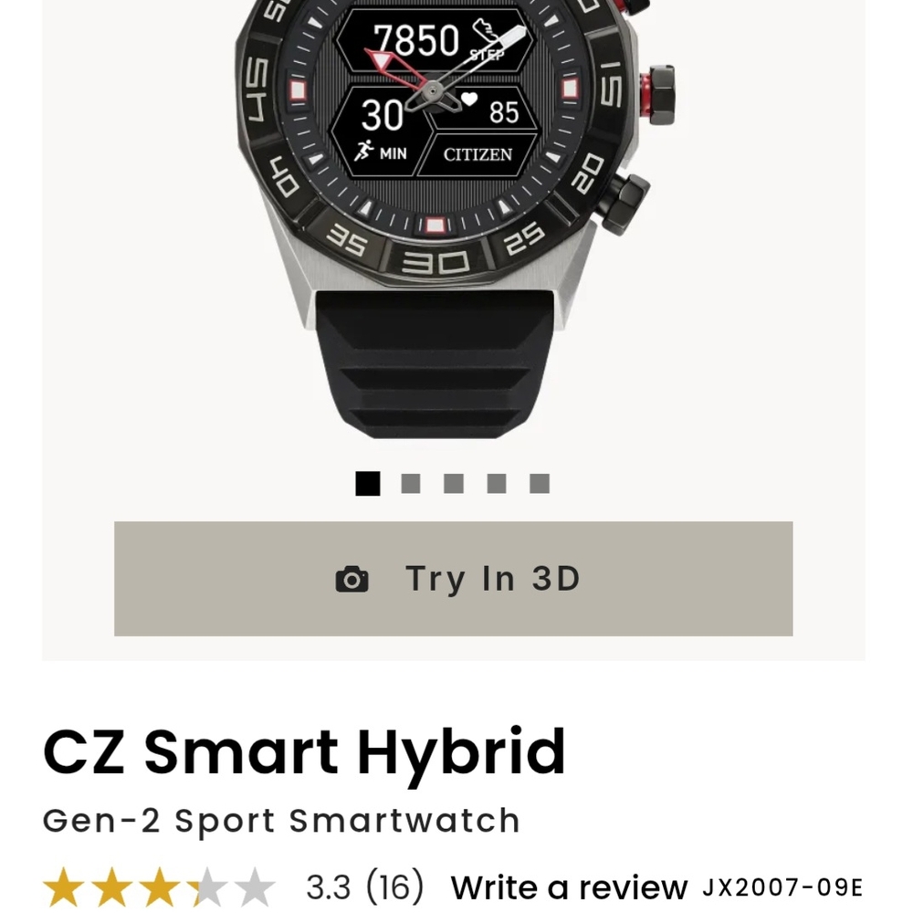 Citizen Black Chronograph Watch - Picture 5 of 9